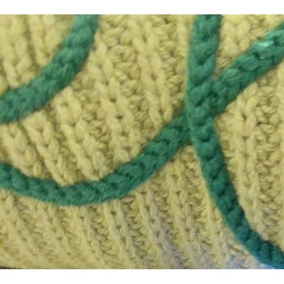 NEW!‎  Indigo Threads Wms "Bella" Sweater Lime Green/Dark Green Embroidery Sz 1X - Picture 3 of 12